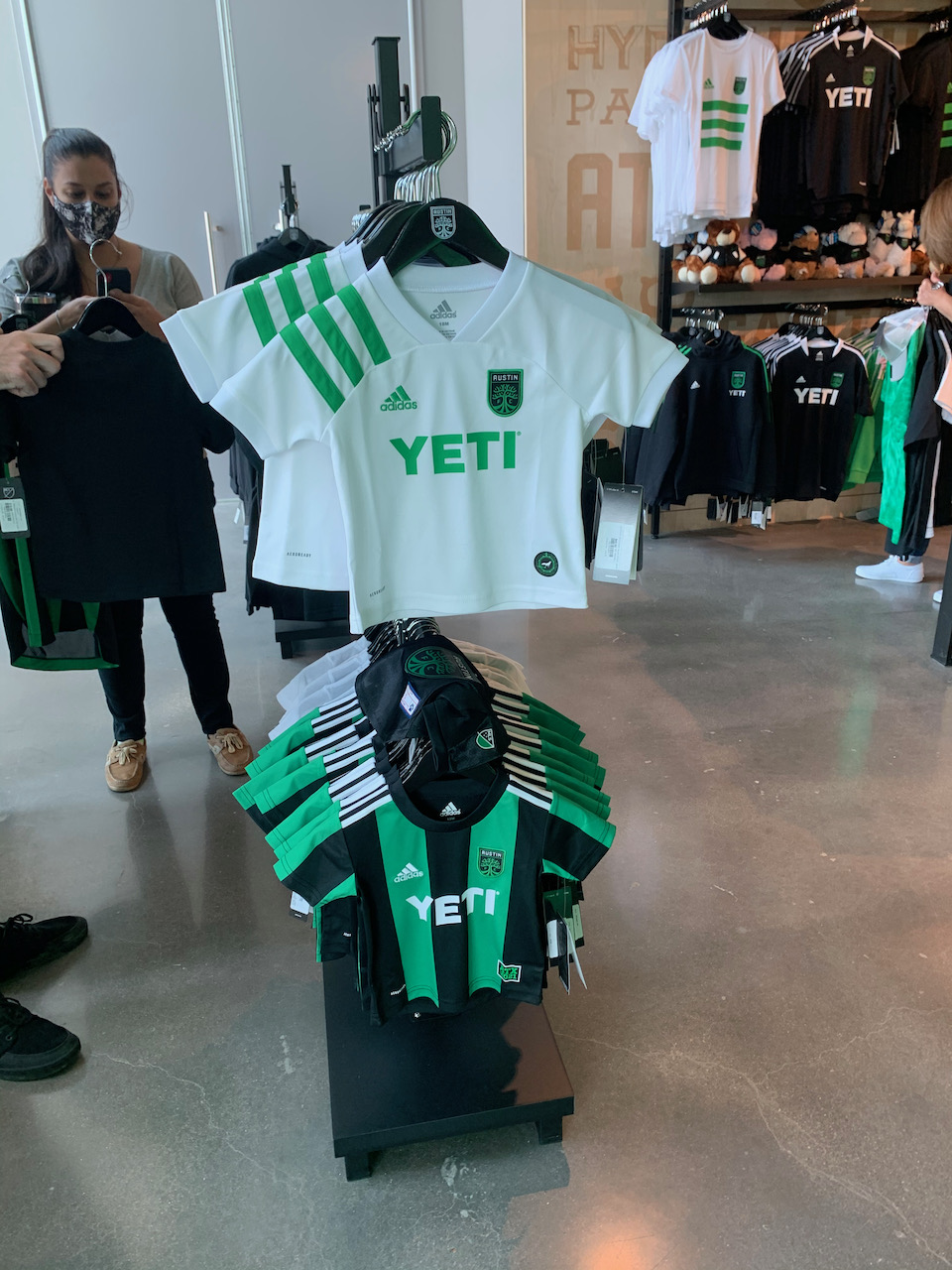 Little kids' jerseys at the Verde Store at McKalla Place